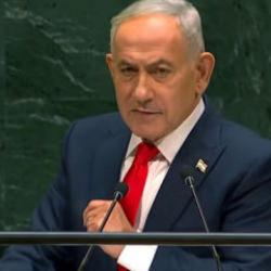 BM K&uuml;rs&uuml;s&uuml;nde yuhalanan Netanyahu'dan T&uuml;rkiye ve Cumhurbaşkanı Erdoğan i&ccedil;in k&uuml;stah s&ouml;zler