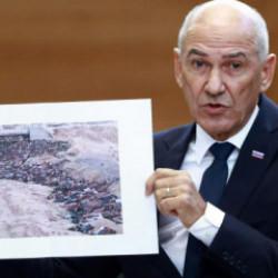 Slovenya Başbakanı İsrail'i aklamaya &ccedil;alıştı! T&uuml;m d&uuml;nyaya rezil oldu
