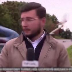Canlı yayında &ccedil;ifte dehşet: &Ouml;l&uuml;ml&uuml; kaza haberini sunarken yeni bir kaza yaşandı