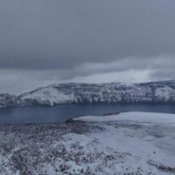 Bitlis'te lapa lapa yağdı! Nemrut Kalderası beyaza b&uuml;r&uuml;nd&uuml;