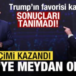 Se&ccedil;im zaferi sonrası ABD'ye meydan okudu! Trump'ın favorisi kaybetti! Sonu&ccedil;ları tanımadı!