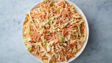 Coleslaw nedir ve en kolay Coleslaw lahana salatası nasıl yapılır?