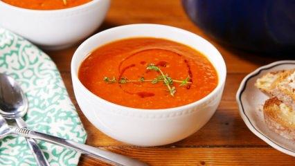 En kolay domates çorbası nasıl yapılır? Evde domates çorbası yapmanın püf noktaları