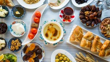 Kilo aldırmayan sahur ve iftar menüsü nasıl olur? Diyete uygun Ramazan önerileri...