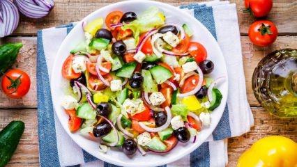 Zayıflamak için salata diyeti listesi! Düşük kalorili doyurucu salata tarifleri