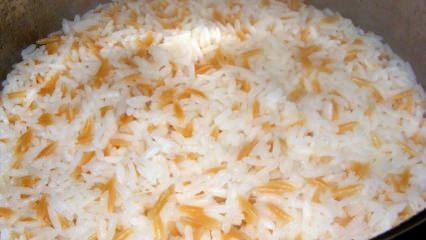 Tane tane pirinç pilavı nasıl yapılır? Pilav yapmanın püf noktaları