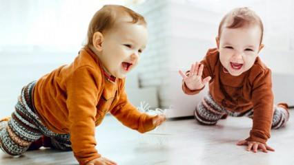 Bebeklere emekleme nasıl öğretilir? Bebekler ne zaman emekler? Emekleme aşamaları