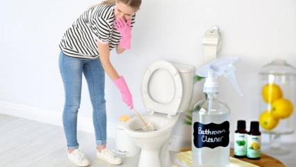 Evde tuvalet spreyi nasıl yapılır? Doğal tuvalet temizleyici yapmanın püf noktaları