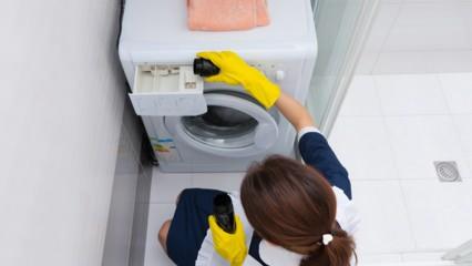 Çamaşır makinesi deterjan gözü nasıl temizlenir? Çamaşır makinesi gözü temizleme püf noktaları