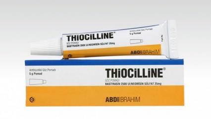 Thiocilline nedir, ne için kullanılır, ne işe yarar? Thiocilline krem 2021 fiyatı