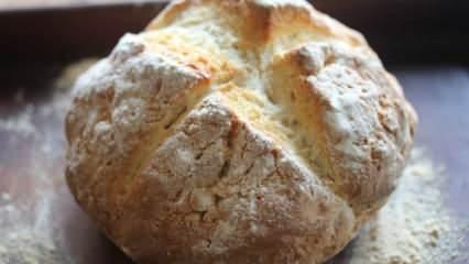 Sodalı ekmek (Karbonatlı ekmek) nasıl yapılır? En kolay soda ekmeği tarifi