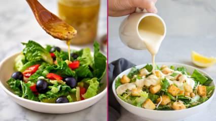 Salata sosu nasıl yapılır? En kolay salata sosu tarifi 
