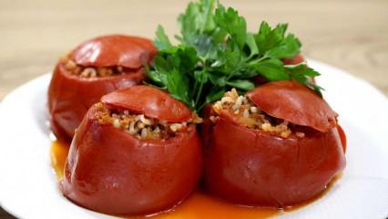 En kolay domates dolması nasıl yapılır? Domates dolmasının püf noktaları