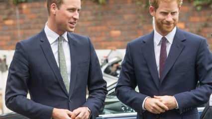 Cenazede yan yana gelen Prens Harry ve Prens William