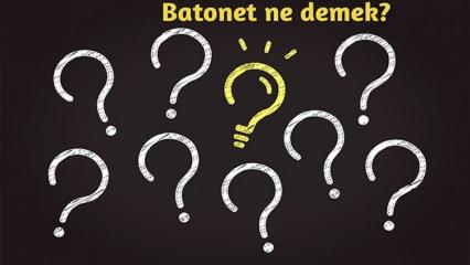 Batonet (Batonette) nedir ve ne demektir? Yemekte batonet doğrama tekniği nasıl yapılır?