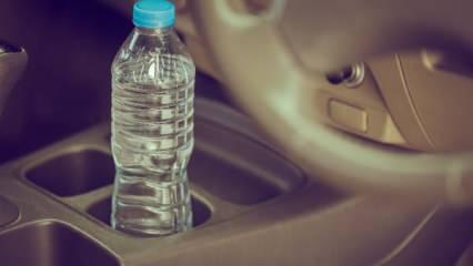 Arabada su şişesi bırakılır mı? Neden arabada plastik su şişesi bırakmamalısınız? 