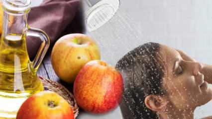 Elma sirkesi suyunun faydaları nelerdir? Duş suyunuza elma sirkesi eklerseniz ne olur?