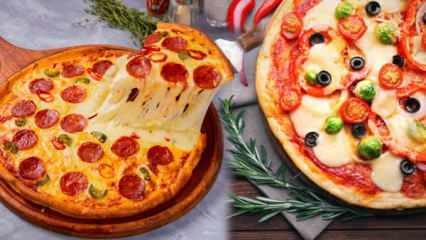 Pizza diyeti ile 7 günde 2 kilo verin! Pizza diyeti nasıl yapılır? En kolay pizza tarifi