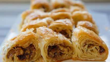 Hazır yufkadan pastane usulü kıymalı börek nasıl yapılır? 