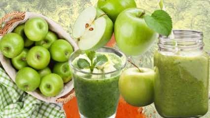 Yeşil elmanın faydaları nelerdir? Düzenli yeşil elma ve salatalık suyu karışımı içerseniz...