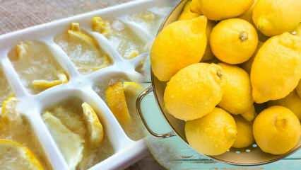 Limon nasıl dondurulur? Dondurulmuş limon ne işe yarar? Dondurulmuş limonun faydaları