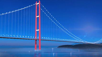 1915 Çanakkale Köprüsü nerede, kaç kilometre? 1915 Çanakkale Köprüsü geçiş ücreti 