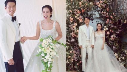 Milyon dolarlık düğünden ilk kareler geldi! Hyun Bin ve Son Ye Jin