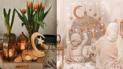 Ramazan ayı ev dekorasyon önerileri nelerdir? En güzel Ramazan ayı ev süslemeleri 