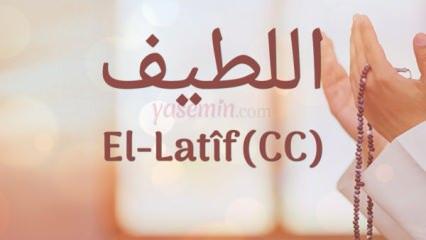 El-Latif (c.c) ne demek? El-Latif isminin faziletleri nelerdir? Esmaül Hüsna El-Latif...