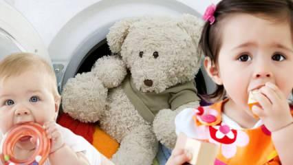 Bebek oyuncakları nasıl temizlenir? Oyuncaklar nasıl yıkanır? 