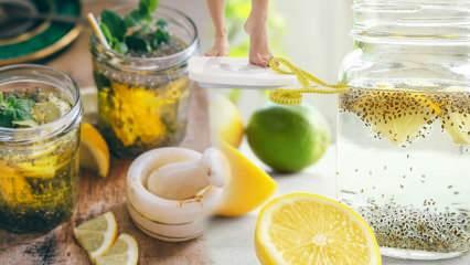 Kilo verdiren Chia ve Limonlu detoks tarifi! Chia ve limon kilo verdirir mi?