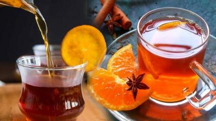 Portakal çayı nasıl yapılır? Misafirleriniz için değişik lezzet: Fesleğenli portakal çayı
