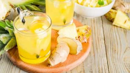 Ödemsavar limonata nasıl yapılır? Ananaslı ödem atan detoks tarifi! Ödem atan detoks tarifi
