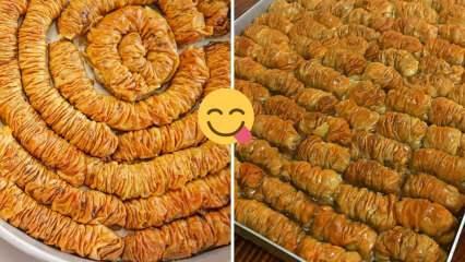 En kolay burma baklava nasıl yapılır? Burma baklavanın püf noktaları
