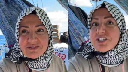 Gazze için yola çıkan sunucu İkbal Gürpınar