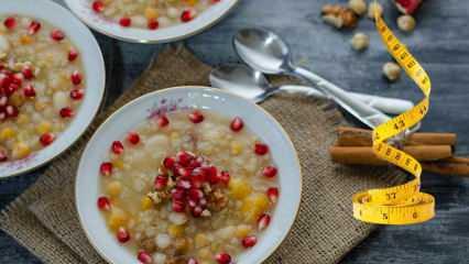 Şekersiz ve glutensiz aşure tarifi