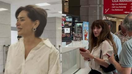 Hazal Kaya, Özlem Gürses ve Ruşen Çakır ifade vermek için adliyeye geldi