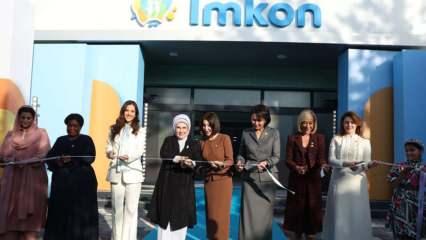 Emine Erdoğan, Semerkant’ta özel eğitim merkezinin açılışına katıldı