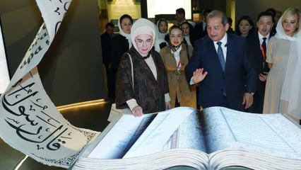 Emine Erdoğan’dan Semerkant’ta manevi ziyaret! İmam Buhari’yi andı