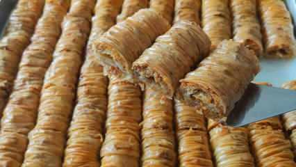 Ev yapımı ger&ccedil;ek baklava tarifi! Kıyır kıyır koca karı gerdanı nasıl yapılır? 