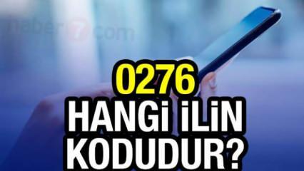 0276 alan kodu hangi ile ait? 276 telefon kodu nereden geliyor?