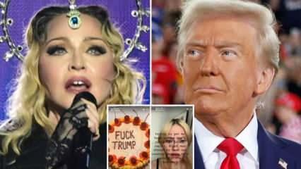 Madonna'dan Trump'a ağza alınmayacak küfür