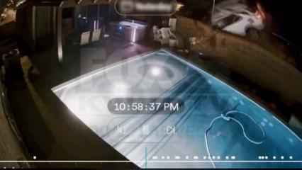 ABD'de dehşete d&uuml;ş&uuml;ren kaza g&uuml;venlik kamerasına yansıdı!