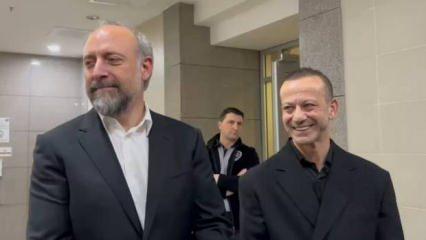 Halit Ergenç ve Rıza Kocaoğlu adliyeye geldi!