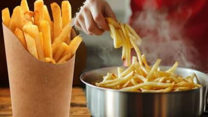 Patates kızartmasının fazla yağ çekmesini önlemenin yöntemleri