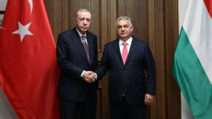Cumhurbaşkanı Erdoğan, Macaristan Başbakanı Orban ile görüştü