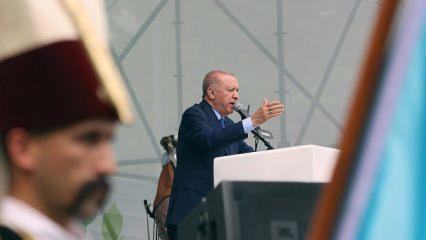 Erdoğan: İHA'larımızla savaş konseptini değiştirmeye devam ediyoruz