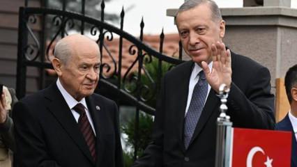 Erdoğan'dan Bahçeli'nin 'adaylık' sözlerine yanıt: Onore oldum