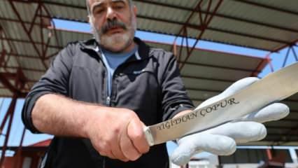 Acemi kasaplara müjde! Kesilmez eldivenle artık yaralanmalar yaşanmayacak