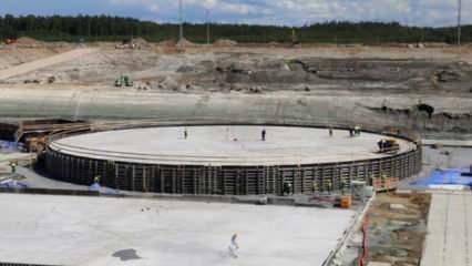 Rosatom, Leningrad NGS-2'nin dördüncü ünitesindeki temel betonlamayı tamamladı